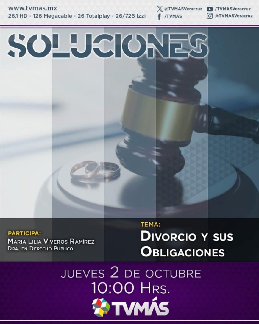 “Soluciones” con Maru en la revista matutina.   Tema: ¿Y después del divorcio?